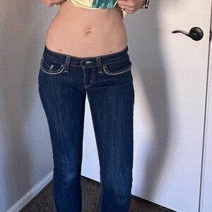 Levi's late 2000's ultra low rise skinny jean